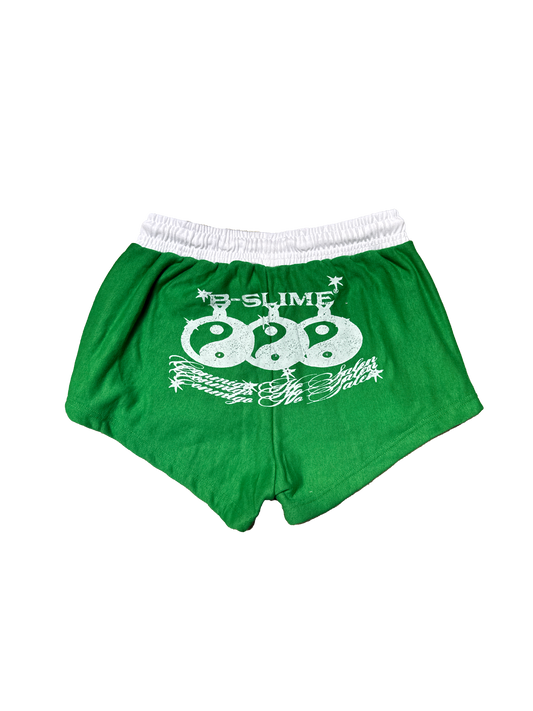 B-slime Green Women Shorts